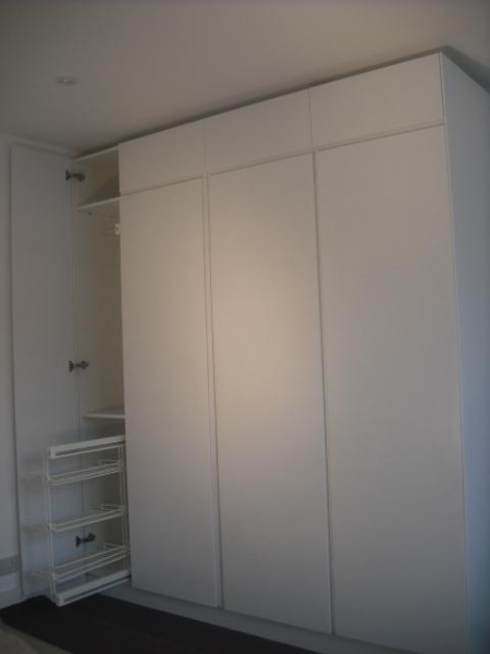 Floor to ceiling fitted wardrobes